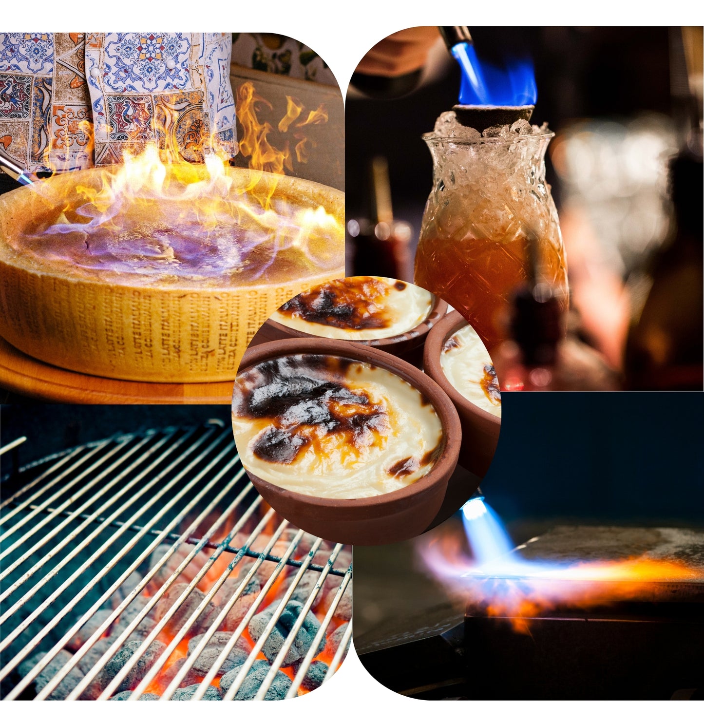 DIVID® Bunsenbrenner| Küchenbrenner| Flambierbrenner für Dessert| Créme Brulee brenner| Lötbrenner mit Sicherheitsschloss| Küche,Camping,Outdoor