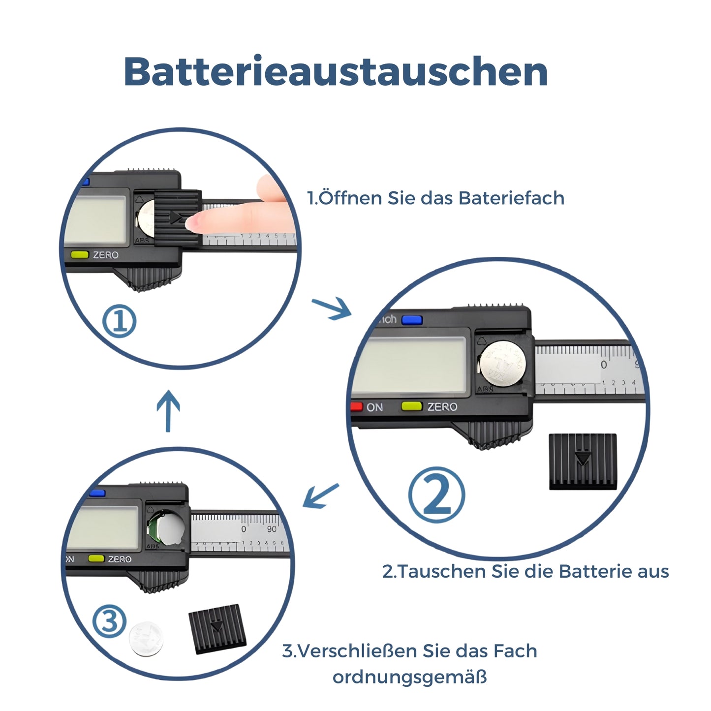 DIVID® Digitale Messschieber| 150mm/6'' Digital mit LCD Display und Batterie| professioneller messer für Innen,Außen,Tiefen und Schrittmessung|Kohlefaser schieblehre