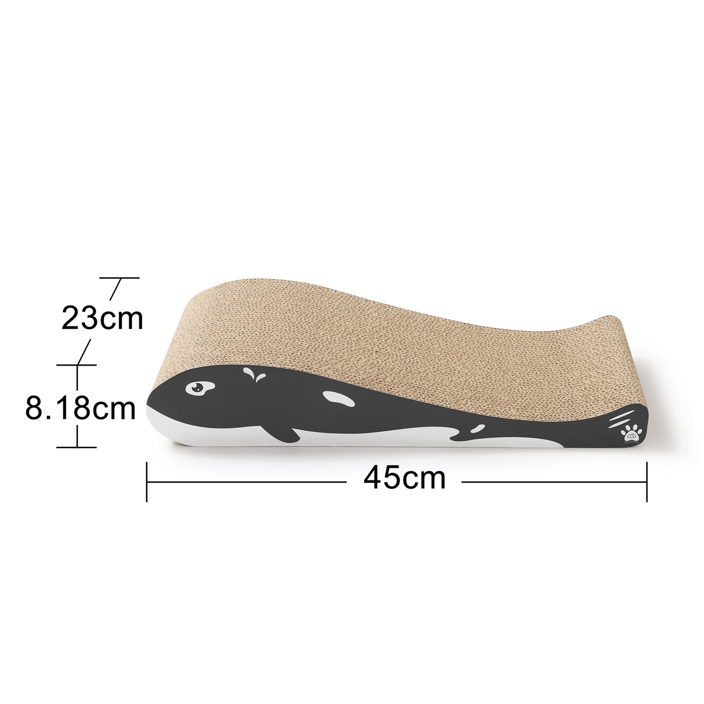 PETWERK® Katzenkratzbrett Wally | Katzenkratzpappe| Katzenkratzmöbel | Katzenflegeartikel