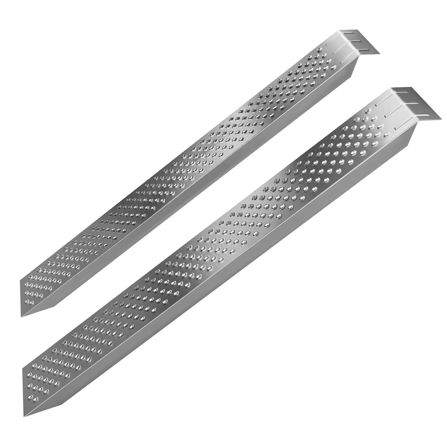 DIVID® 2X Auffahrrahrrampe| Laderampe| Verladeschienen| Verzinkter/Galvanisierter Stahl | Anti Rutsch| 200Kg je Schiene| Max 400Kg je Set| Mottorrad Auto Quad ATV